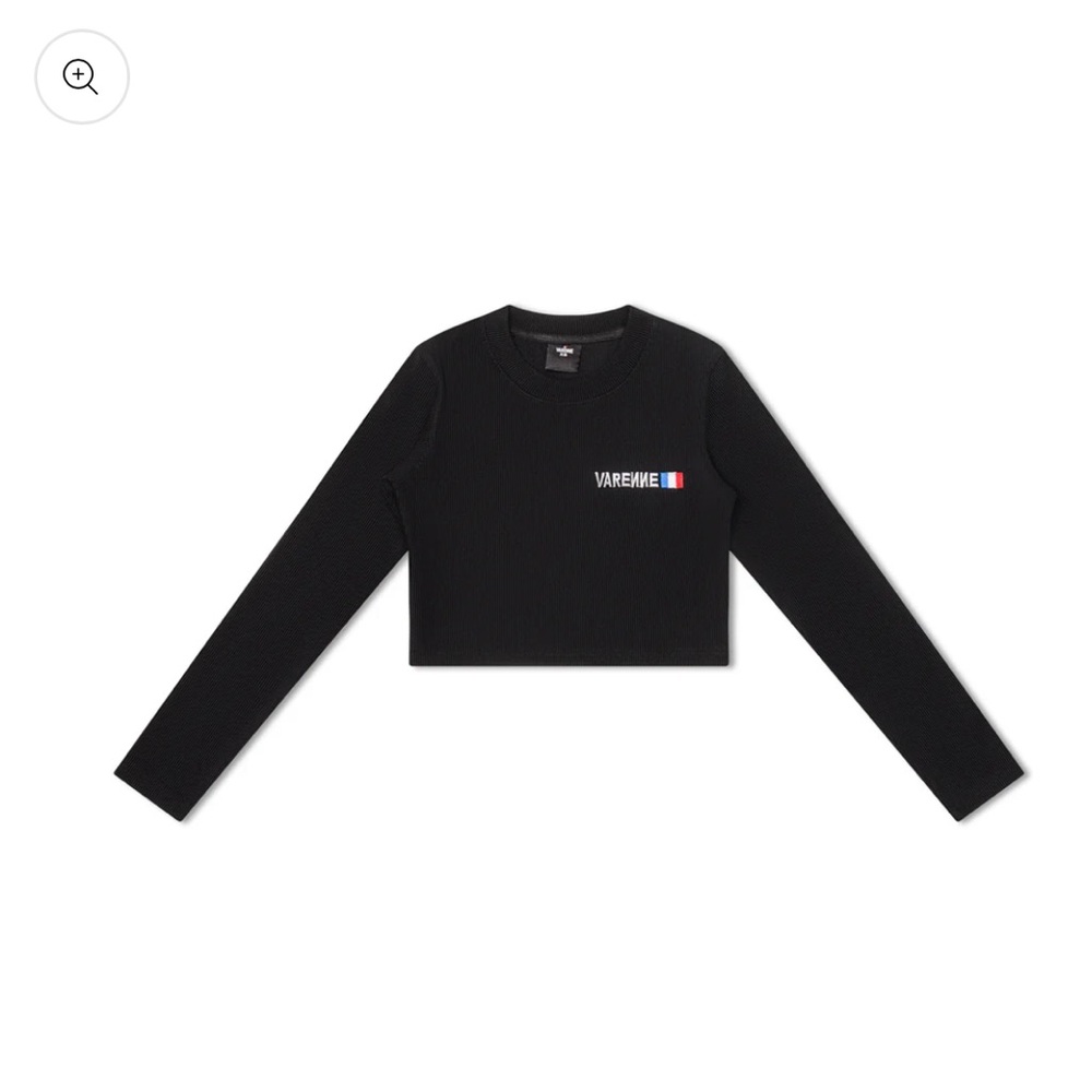 Varenne Long sleeve crop top